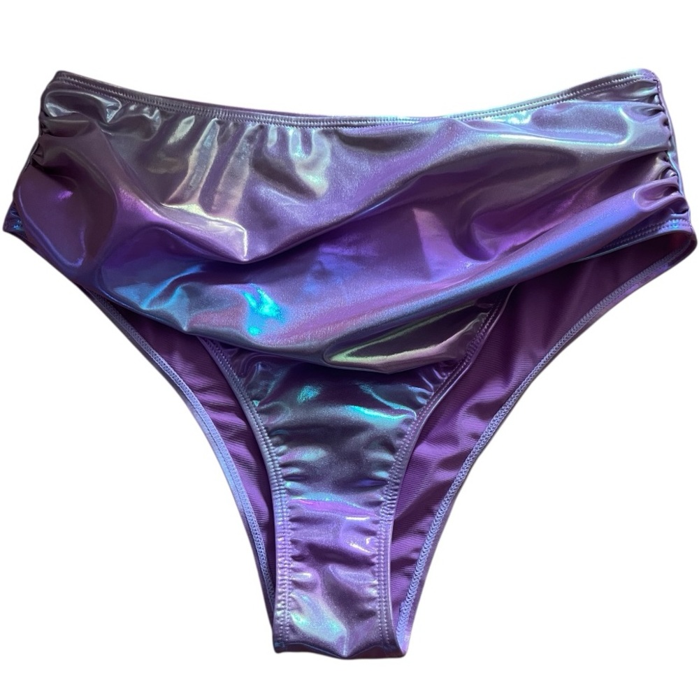 🐚🌺SWIM 3/15$🐚🌺 Purple Iridescent Bikini Bottoms